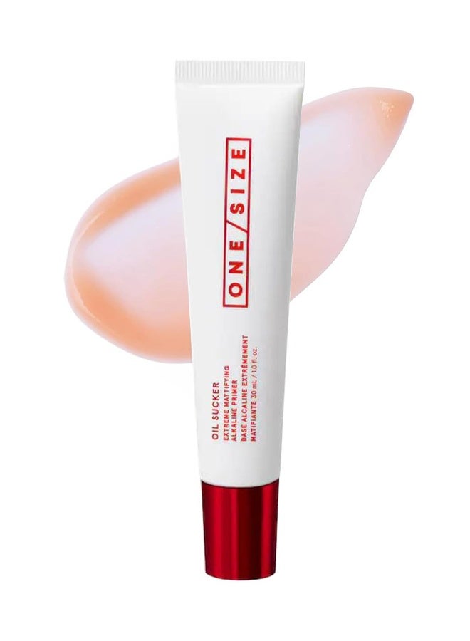 وان سايز ممتص الزيت، برايمر قلوي مطفي شديد، برايمر للتحكم في الزيت، تحكم طويل الأمد بالزيت، برايمر مكياج ممتص للزيت، مطفي للبشرة الدهنية، مقاوم للماء، 30 مل - Image 1